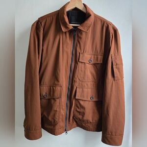 Banana Republic Men's Military Jacket in Orange/brown